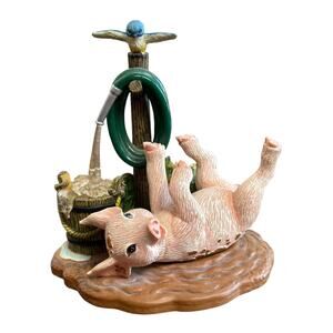 The Hamilton Collection Figurine Mid Bath Farm Livin’ Collection